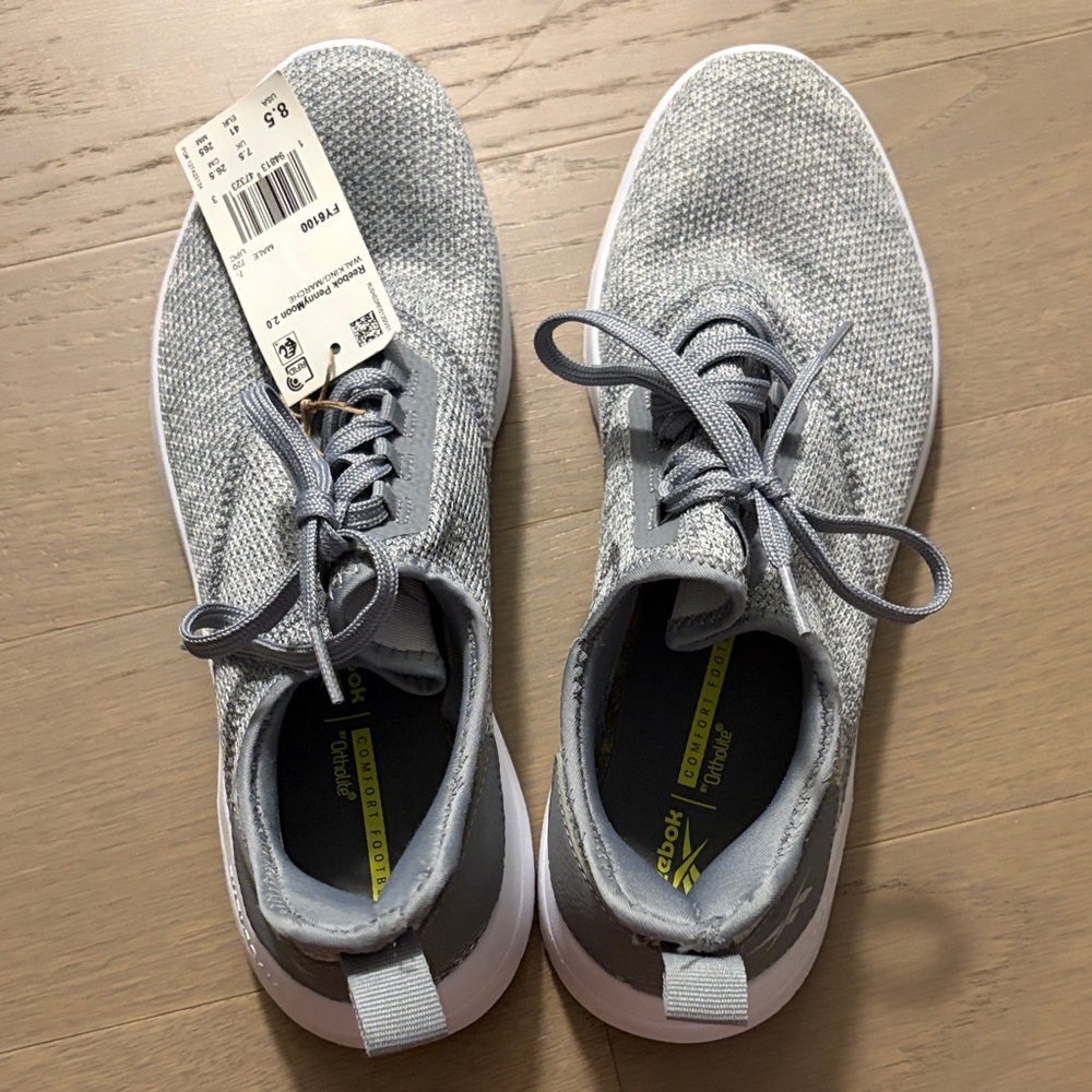 Men’s Reebok Light Gray Athletic Shoes